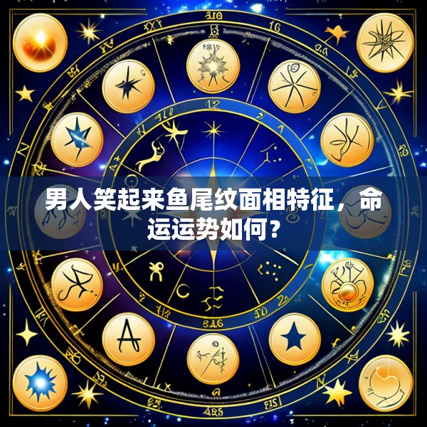 男人笑起来鱼尾纹面相特征，命运运势如何？