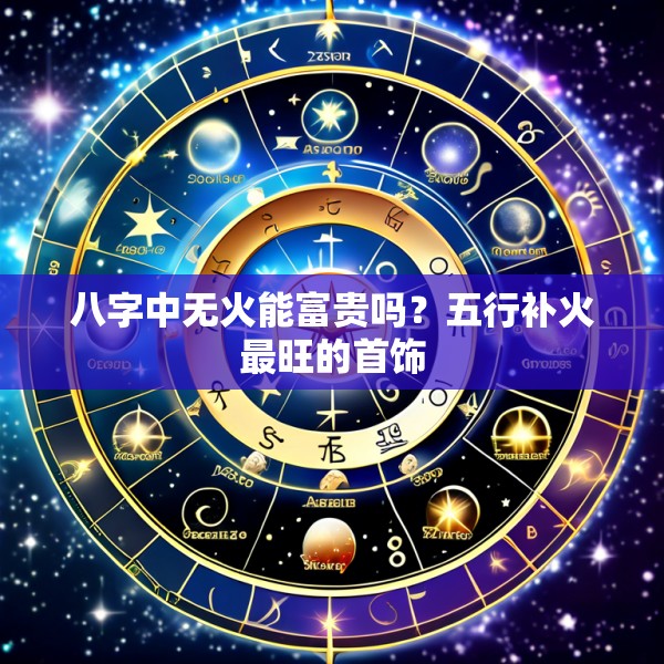 八字中无火能富贵吗？五行补火最旺的首饰