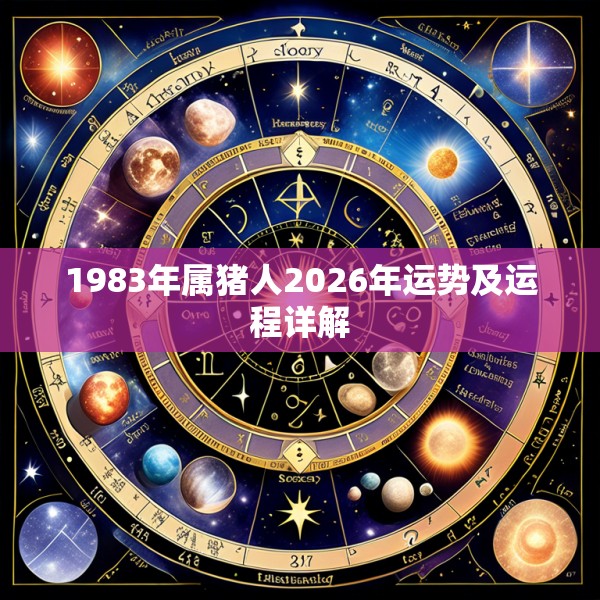 1983年属猪人2026年运势及运程详解