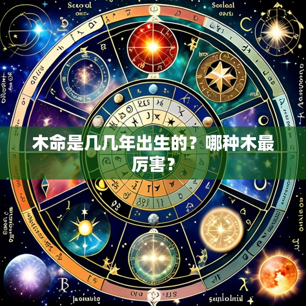 木命是几几年出生的?哪种木最厉害?