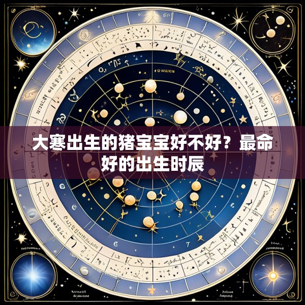 大寒出生的猪宝宝好不好？最命好的出生时辰