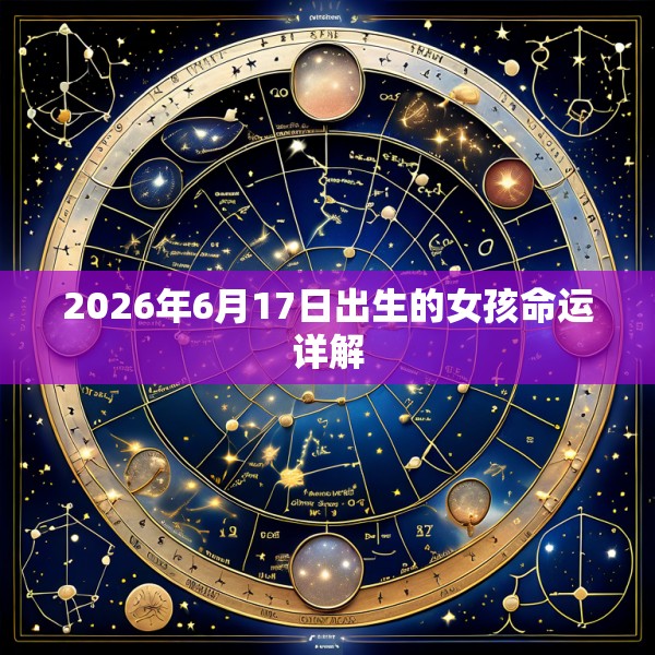 2026年6月17日出生的女孩命运详解