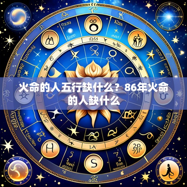 火命的人五行缺什么?86年火命的人缺什么