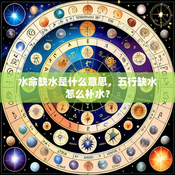 水命缺水是什么意思,五行缺水怎么补水?