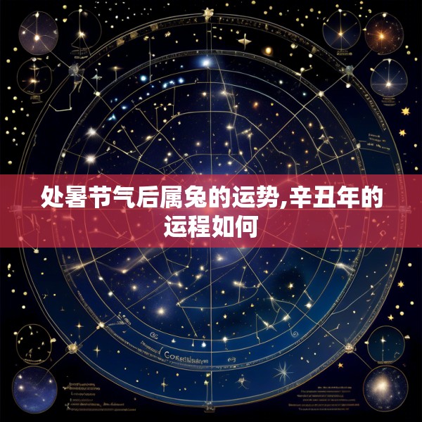 处暑节气后属兔的运势,辛丑年的运程如何