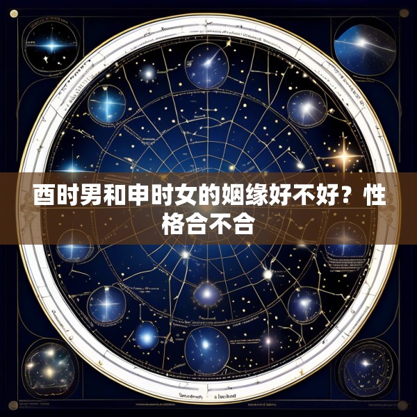 酉时男和申时女的姻缘好不好？性格合不合