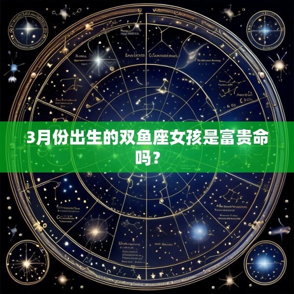 3月份出生的双鱼座女孩是富贵命吗?