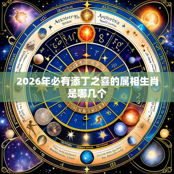 2026年必有添丁之喜的属相生肖是哪几个