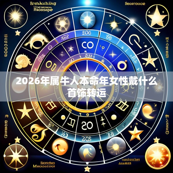 2026年属牛人本命年女性戴什么首饰转运