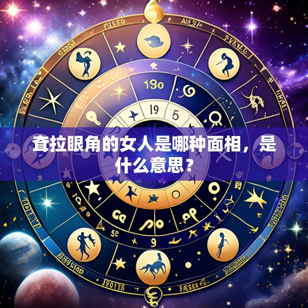 耷拉眼角的女人是哪种面相，是什么意思？
