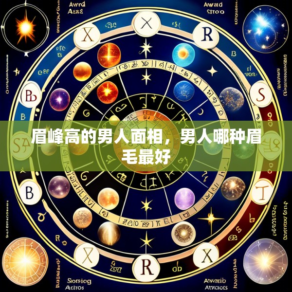 眉峰高的男人面相，男人哪种眉毛最好