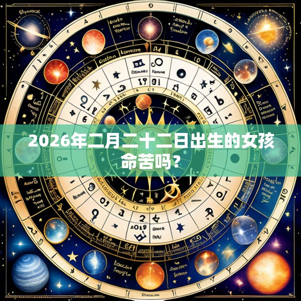 2026年二月二十二日出生的女孩命苦吗？
