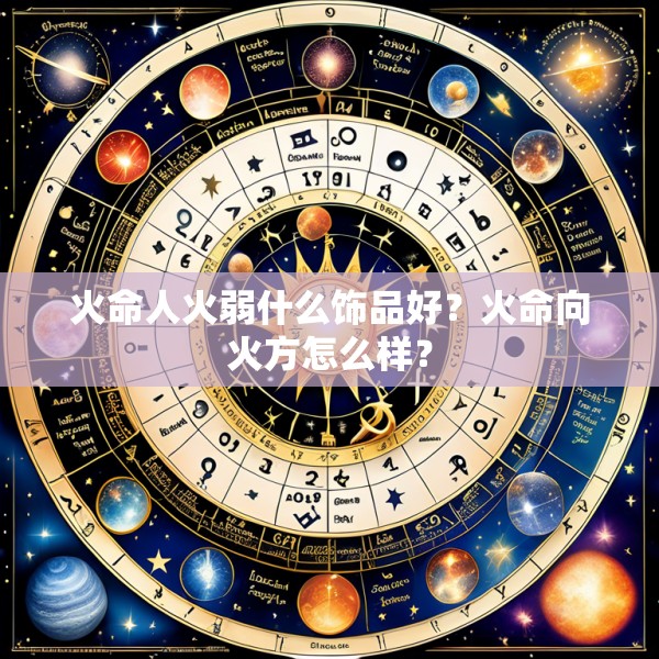 火命人火弱什么饰品好?火命向火方怎么样?