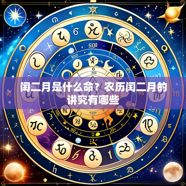 闰二月是什么命?农历闰二月的讲究有哪些