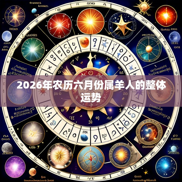 2026年农历六月份属羊人的整体运势