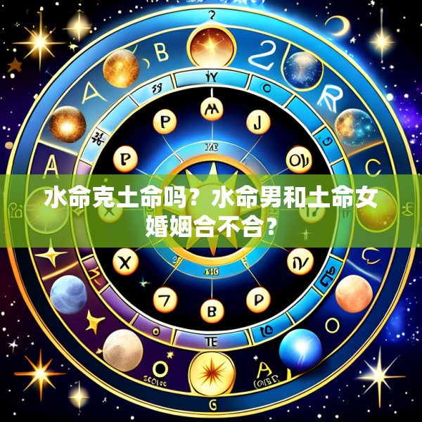 水命克土命吗？水命男和土命女婚姻合不合？