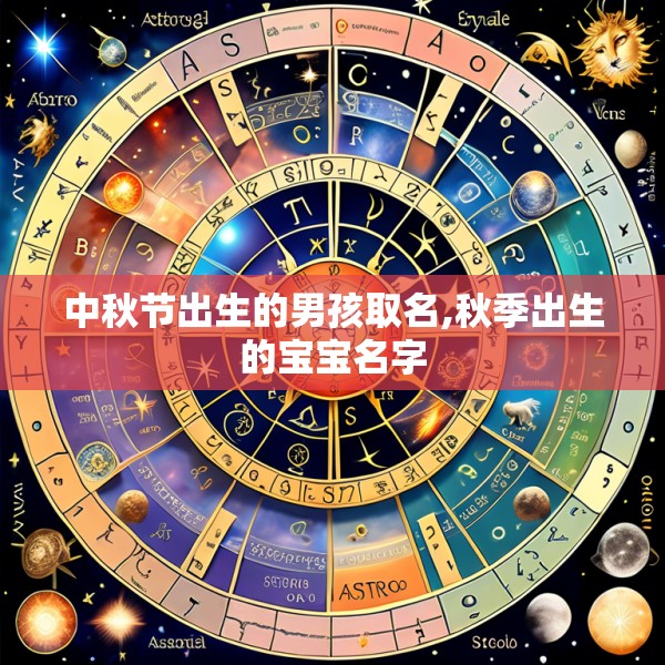 中秋节出生的男孩取名,秋季出生的宝宝名字