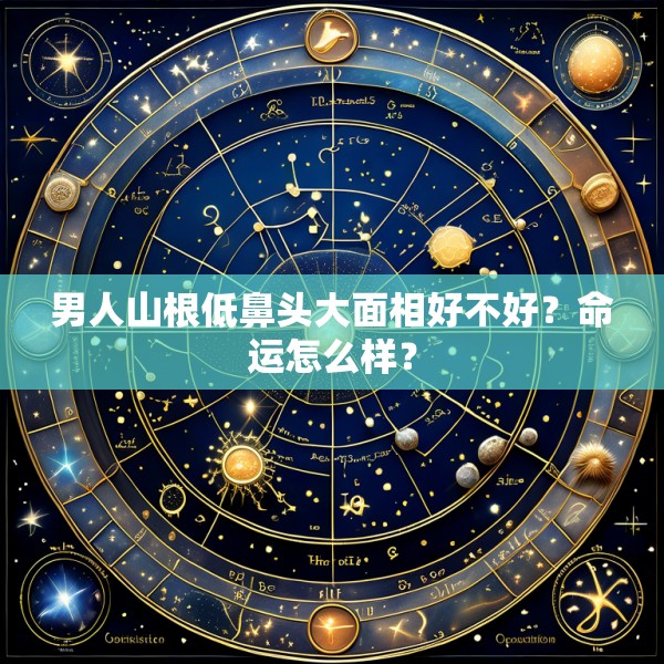 男人山根低鼻头大面相好不好？命运怎么样？