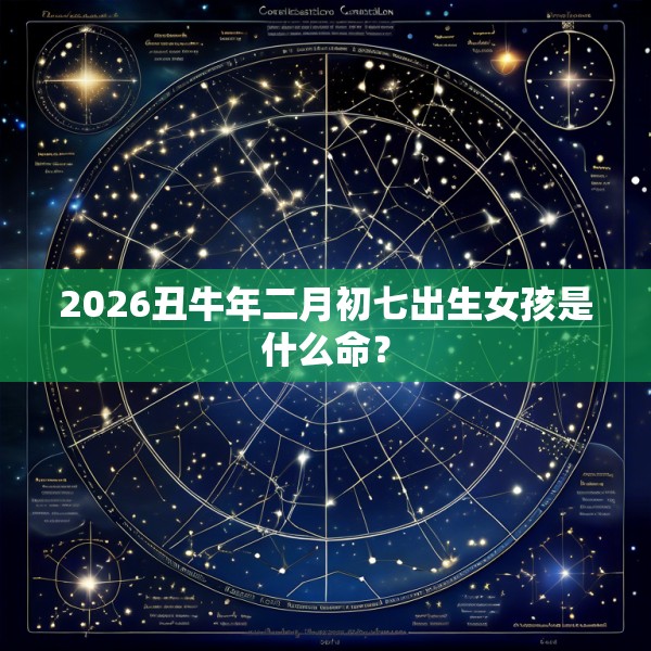 2026丑牛年二月初七出生女孩是什么命？