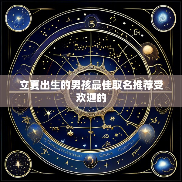 立夏出生的男孩最佳取名推荐受欢迎的