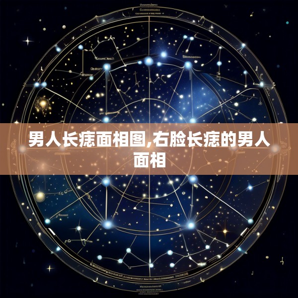 男人长痣面相图,右脸长痣的男人面相