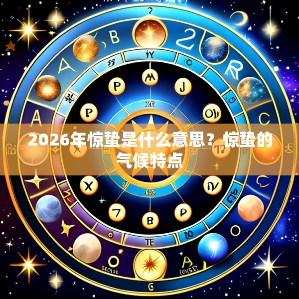 2026年惊蛰是什么意思？惊蛰的气候特点