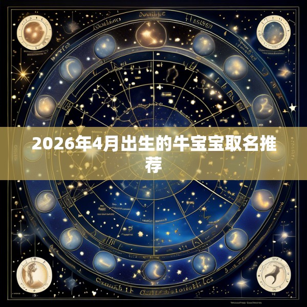 2026年4月出生的牛宝宝取名推荐