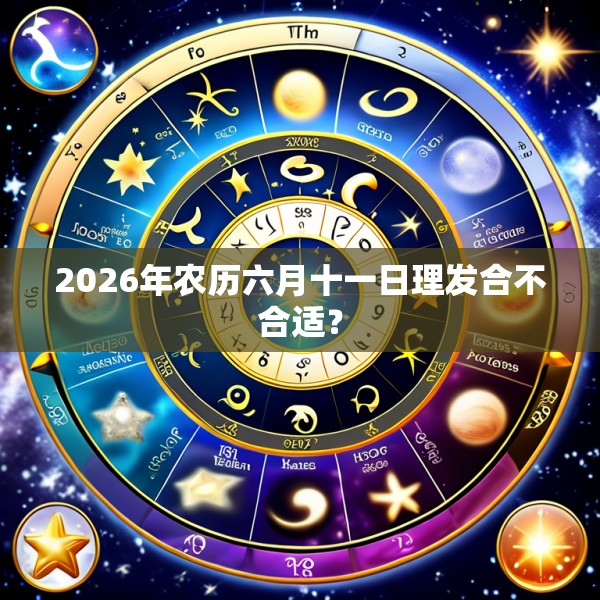2026年农历六月十一日理发合不合适?