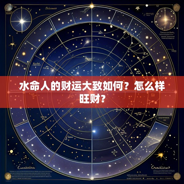水命人的财运大致如何？怎么样旺财？