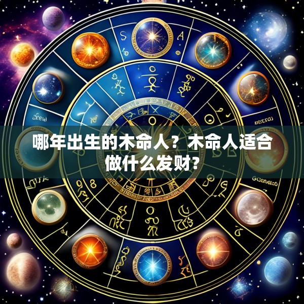 哪年出生的木命人？木命人适合做什么发财？