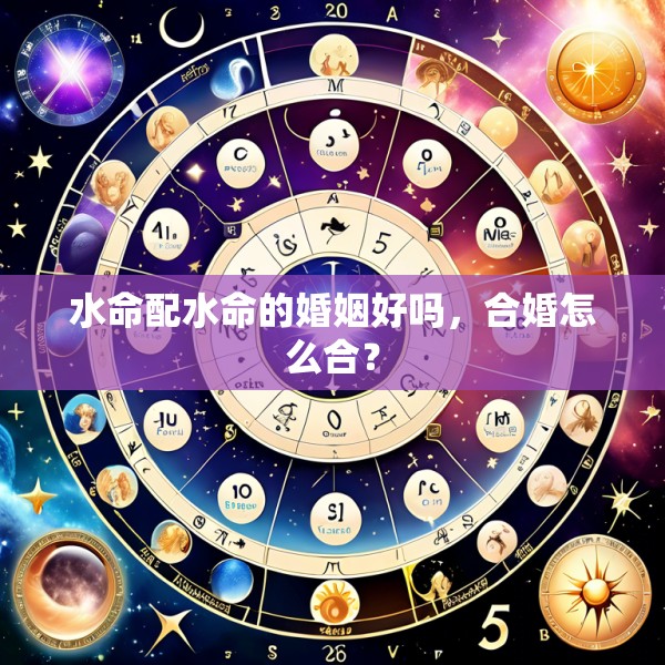 水命配水命的婚姻好吗，合婚怎么合？