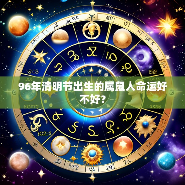 96年清明节出生的属鼠人命运好不好？