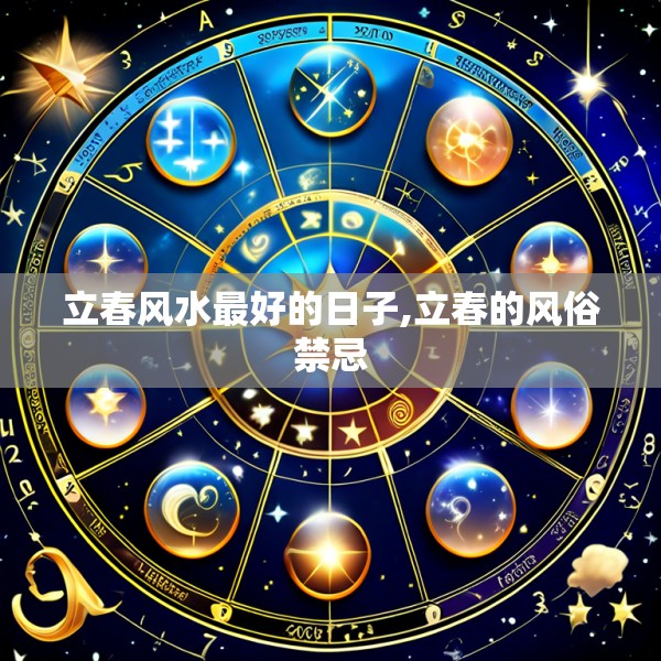 立春风水最好的日子,立春的风俗禁忌