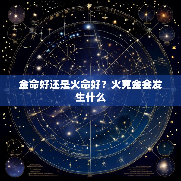 金命好还是火命好?火克金会发生什么