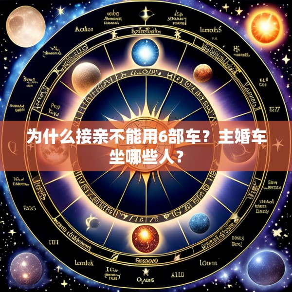 为什么接亲不能用6部车？主婚车坐哪些人？
