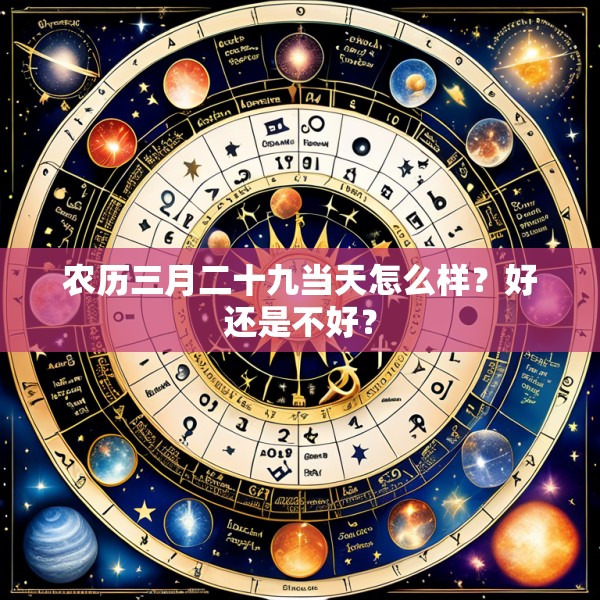 农历三月二十九当天怎么样？好还是不好？