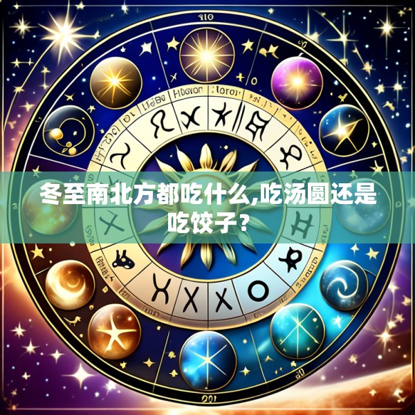 冬至南北方都吃什么,吃汤圆还是吃饺子？