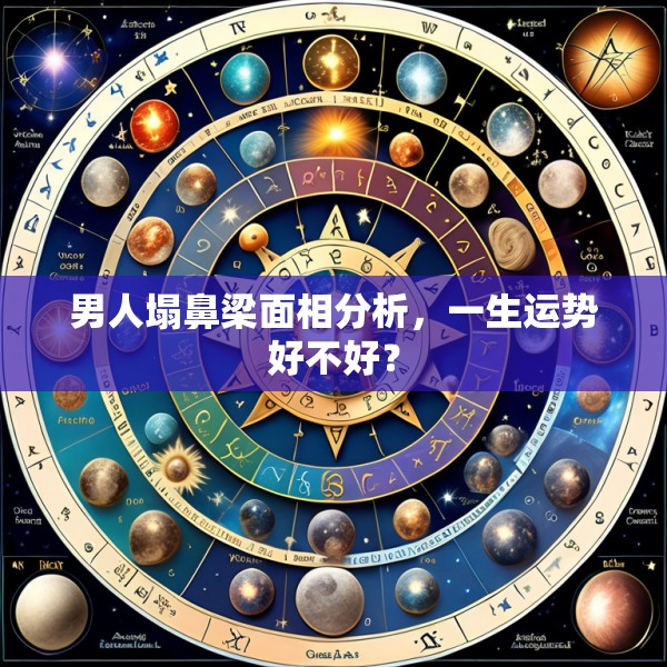 男人塌鼻梁面相分析,一生运势好不好?