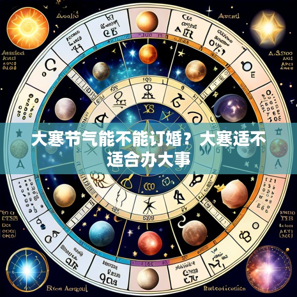 大寒节气能不能订婚?大寒适不适合办大事