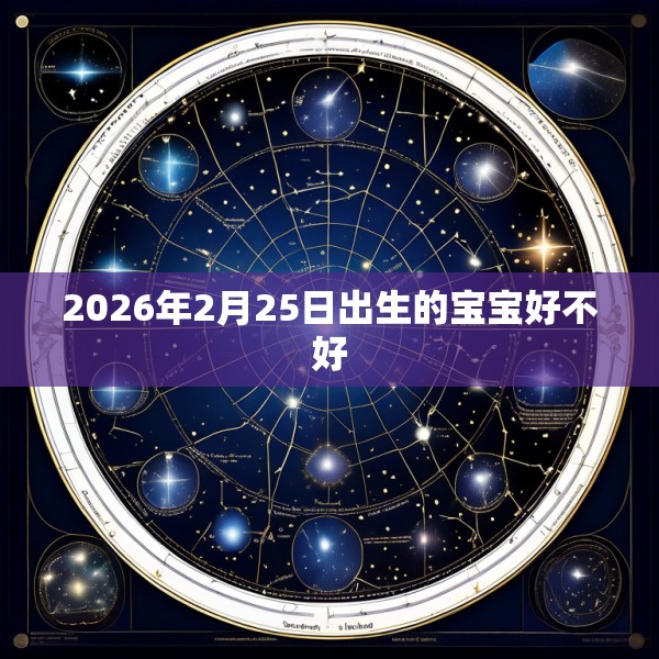 2026年2月25日出生的宝宝好不好