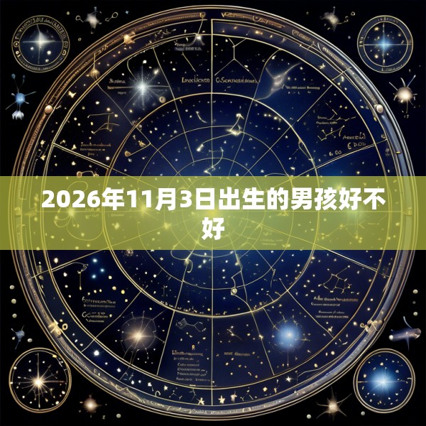 2026年11月3日出生的男孩好不好