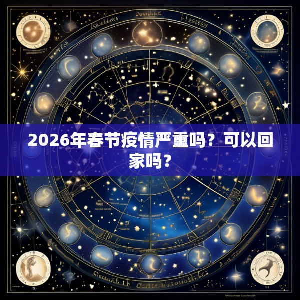 2026年春节疫情严重吗?可以回家吗?