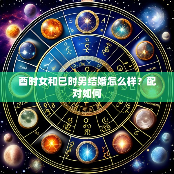 酉时女和巳时男结婚怎么样?配对如何
