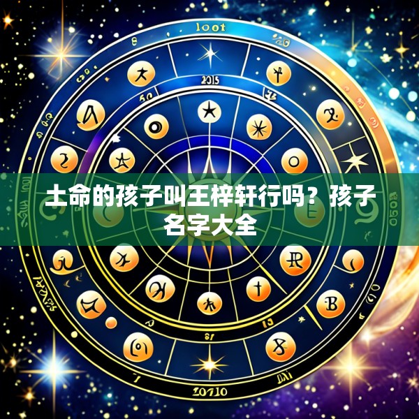 土命的孩子叫王梓轩行吗？孩子名字大全