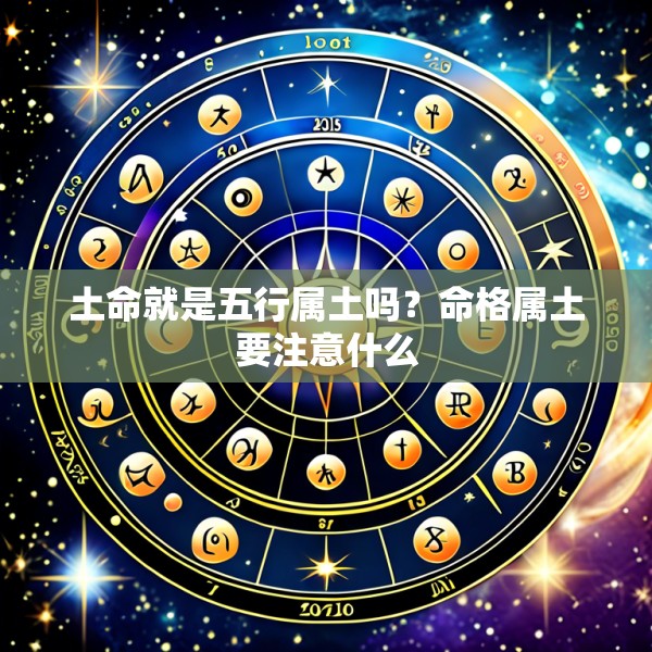 土命就是五行属土吗？命格属土要注意什么
