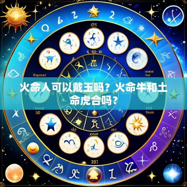 火命人可以戴玉吗?火命牛和土命虎合吗?