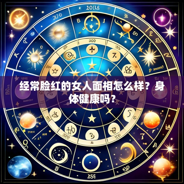 经常脸红的女人面相怎么样？身体健康吗？