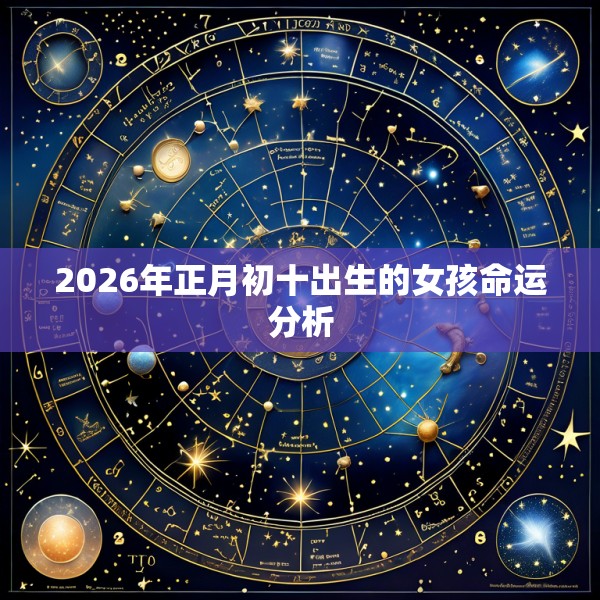 2026年正月初十出生的女孩命运分析