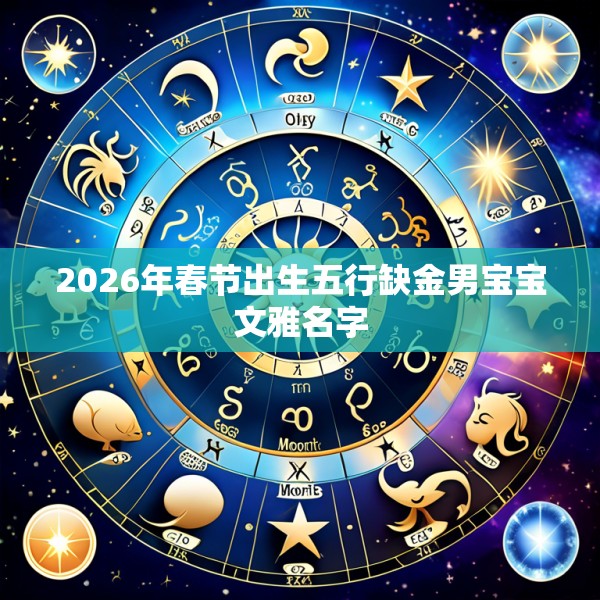 2026年春节出生五行缺金男宝宝文雅名字
