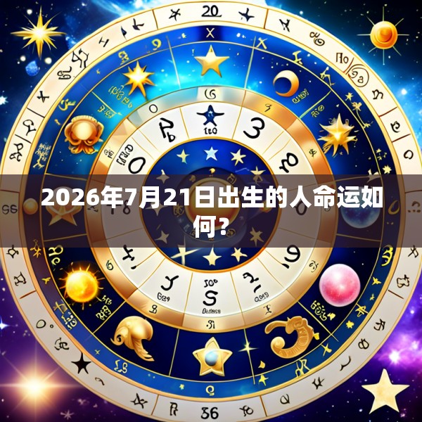 2026年7月21日出生的人命运如何？